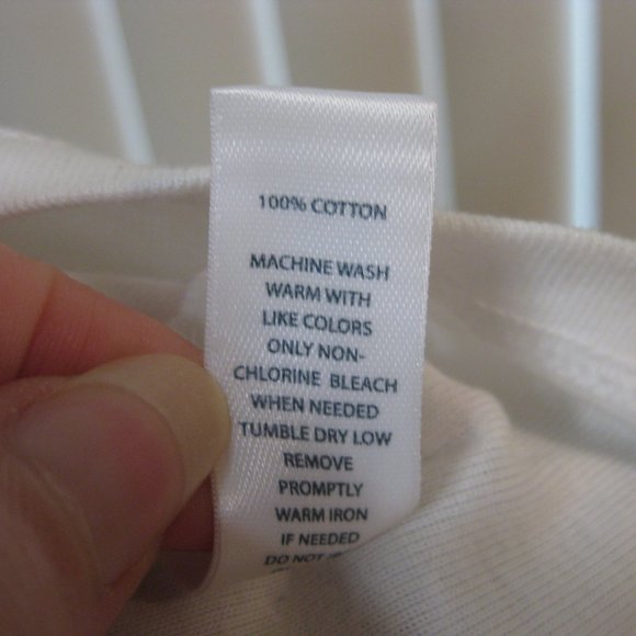 NWOT Victoria's Secret white 1/2 sleeve top tee t shirt XS extra small - Picture 5 of 6
